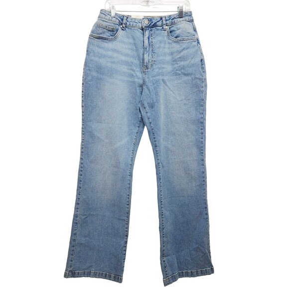 Cotton On Womens Curvy Bootcut Jeans Size 32 Stretch Blue high waist Flare - Picture 1 of 12